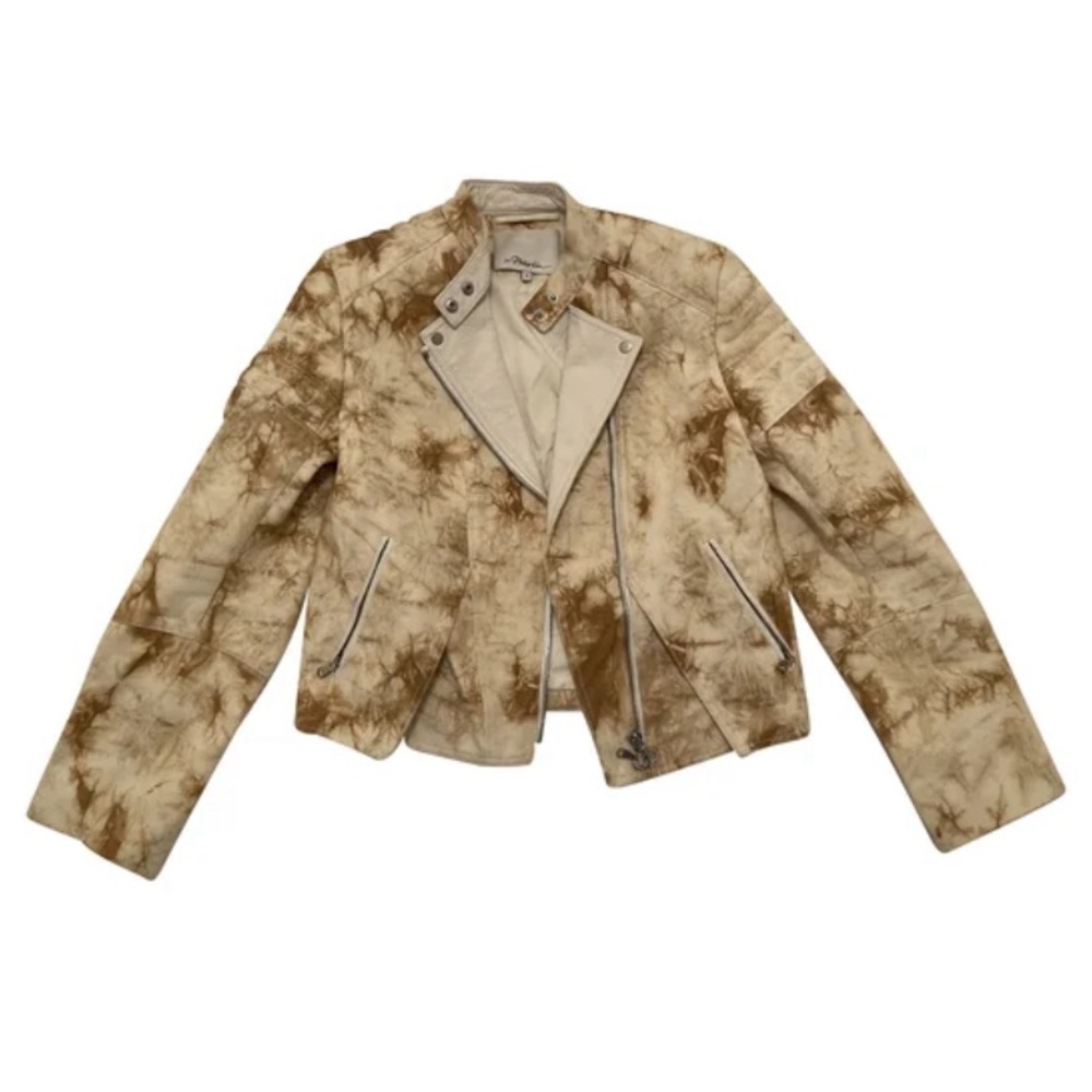 NWT 3.1 Phillip Lim Tie Dye Moto Jacket